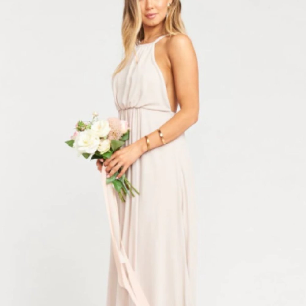 Show Me your Mumu "The Ring Crisp" Maxi Bridesmaids Dress